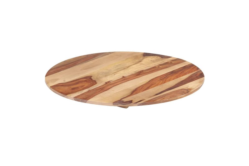 Bordsskiva i massivt sheshamträ rund 15-16 mm 40 cm - Brun - Möbler - Tillbehör & accessoarer - Bordstillbehör - Bordsskiva