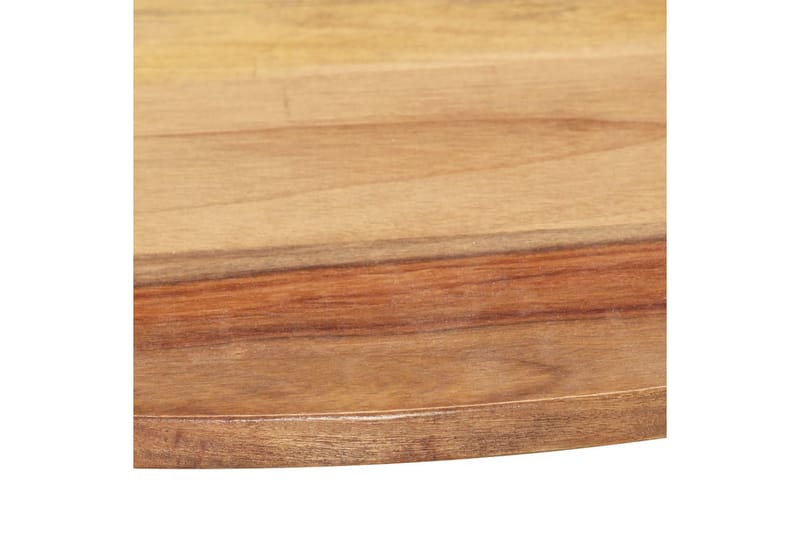 Bordsskiva i massivt sheshamträ rund 25-27 mm 80 cm - Brun - Möbler - Tillbehör & accessoarer - Bordstillbehör - Bordsskiva