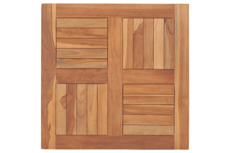 Bordsskiva massiv teak 60x60x2,5 cm - Brun - Möbler - Tillbehör & accessoarer - Bordstillbehör - Bordsskiva