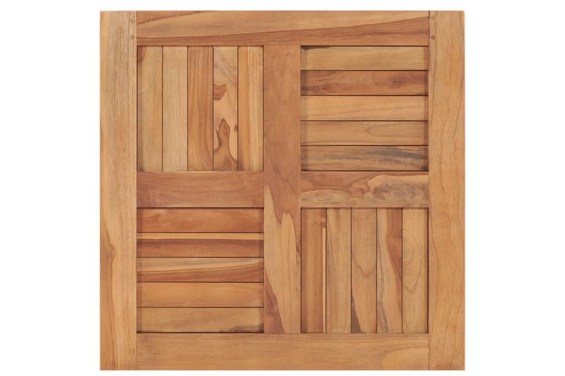 Bordsskiva massiv teak 60x60x2,5 cm - Brun - Möbler - Tillbehör & accessoarer - Bordstillbehör - Bordsskiva