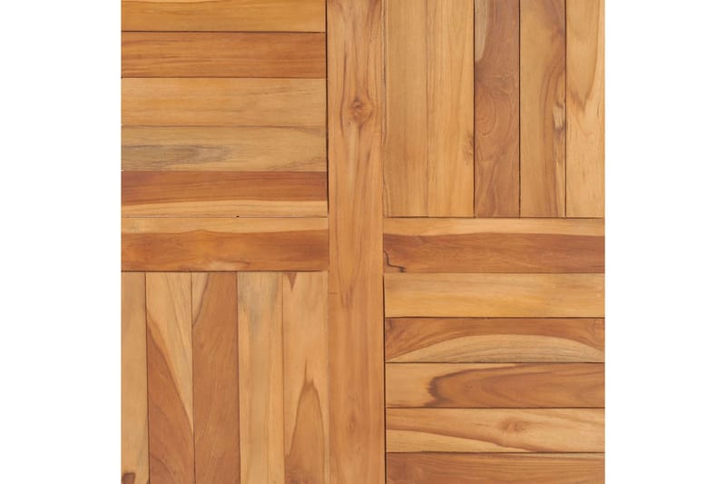 Bordsskiva massiv teak 70x70x2,5 cm - Brun - Möbler - Tillbehör & accessoarer - Bordstillbehör - Bordsskiva