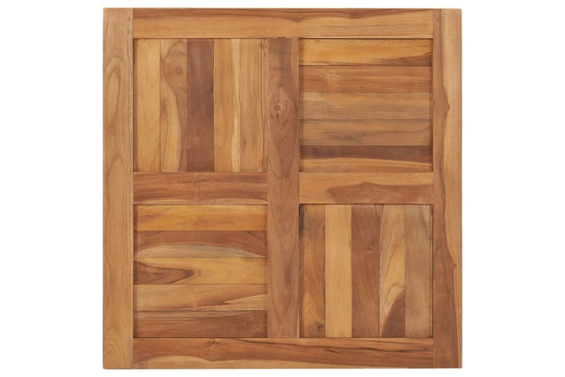 Bordsskiva massiv teak 70x70x2,5 cm - Brun - Möbler - Tillbehör & accessoarer - Bordstillbehör - Bordsskiva