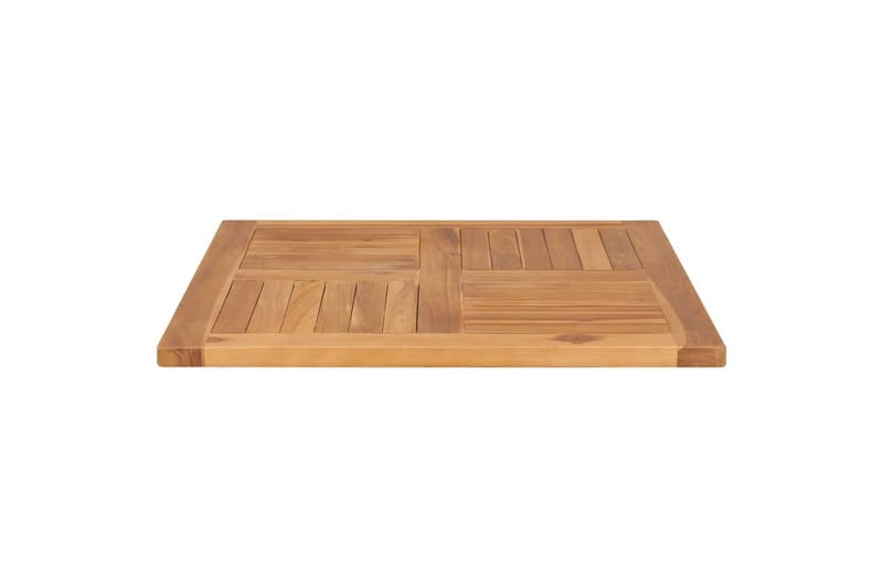 Bordsskiva massiv teak 70x70x2,5 cm - Brun - Möbler - Tillbehör & accessoarer - Bordstillbehör - Bordsskiva