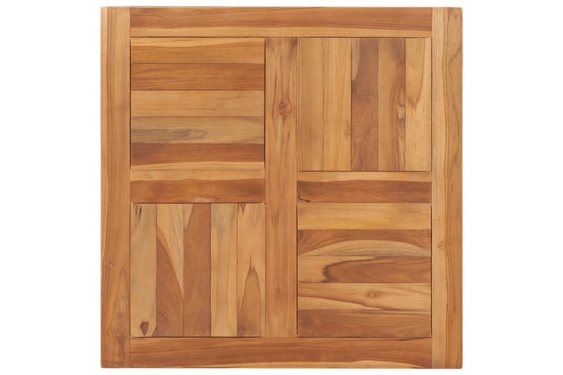 Bordsskiva massiv teak 70x70x2,5 cm - Brun - Möbler - Tillbehör & accessoarer - Bordstillbehör - Bordsskiva
