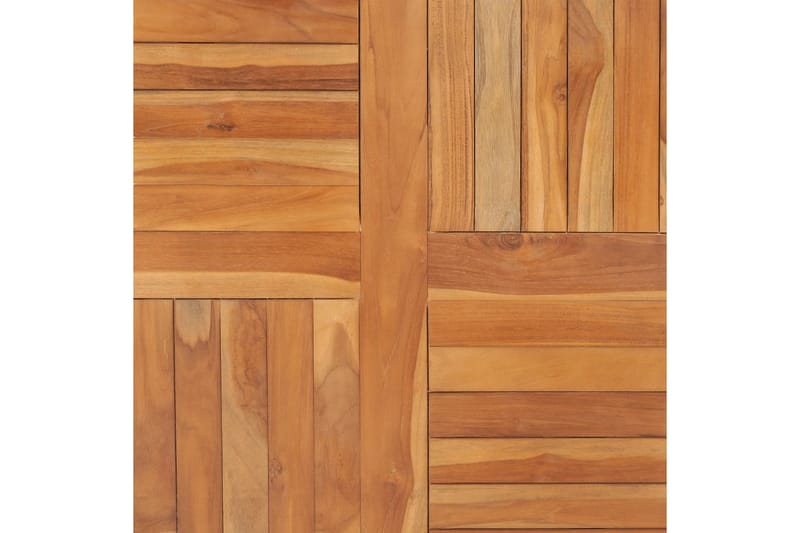 Bordsskiva massiv teak fyrkantig 90x90x2,5 cm - Brun - Möbler - Tillbehör & accessoarer - Bordstillbehör - Bordsskiva