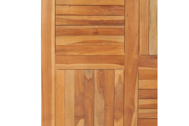 Bordsskiva massiv teak fyrkantig 90x90x2,5 cm - Brun - Möbler - Tillbehör & accessoarer - Bordstillbehör - Bordsskiva