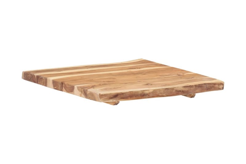 Bordsskiva massivt akaciaträ 58x(50-60)x3,8 cm - Brun - Möbler - Tillbehör & accessoarer - Bordstillbehör - Bordsskiva