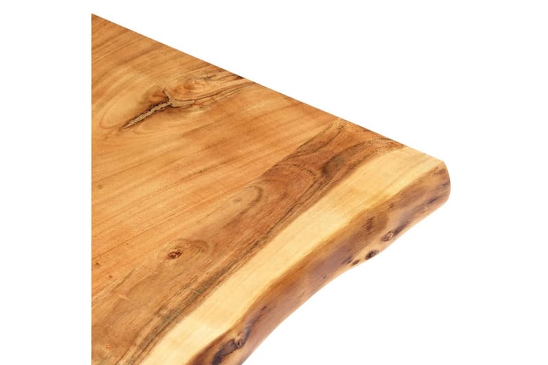 Bordsskiva massivt akaciaträ 58x(50-60)x3,8 cm - Brun - Möbler - Tillbehör & accessoarer - Bordstillbehör - Bordsskiva