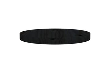 Bordsskiva svart 30x2,5 cm massiv furu