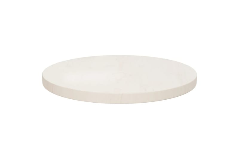 Bordsskiva vit 40x2,5 cm massiv furu - Vit - Möbler - Tillbehör & accessoarer - Bordstillbehör - Bordsskiva