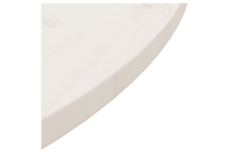Bordsskiva vit 80x2,5 cm massiv furu - Vit - Möbler - Tillbehör & accessoarer - Bordstillbehör - Bordsskiva