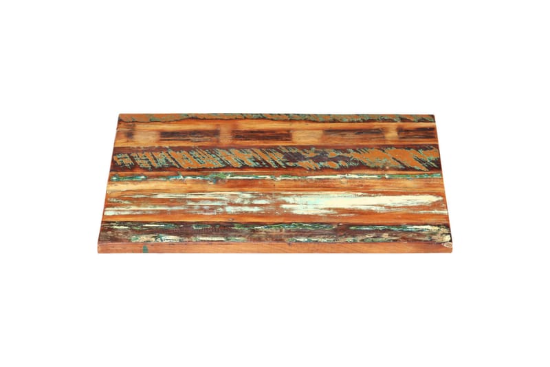 Fyrkantig bordsskiva 60x60cm 25-27 mm massivt återvunnet trä - Flerfärgad - Möbler - Tillbehör & accessoarer - Bordstillbehör - Bordsskiva
