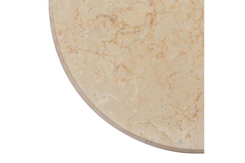 Bordsskiva gräddvit Ã˜50x2,5 cm marmor - Vit - Möbler - Tillbehör & accessoarer - Bordstillbehör - Bordsskiva