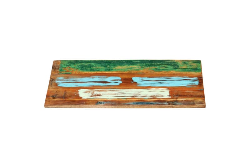 Rektangulär bordsskiva 60x80 cm 25-27 mm massivt återvunnet - Flerfärgad - Möbler - Tillbehör & accessoarer - Bordstillbehör - Bordsskiva