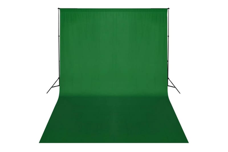 Stativ och fotobakgrund 300x300 cm grön - Grön - Möbler - Tillbehör & accessoarer - Bordstillbehör - Bordsskiva