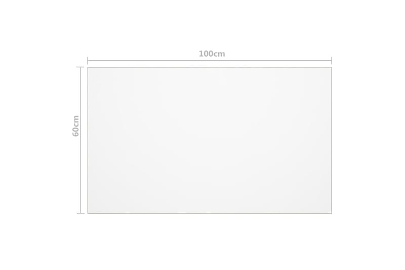 Bordsskydd genomskinligt 100x60 cm 2 mm PVC - Transparent - Möbler - Tillbehör & accessoarer - Bordstillbehör