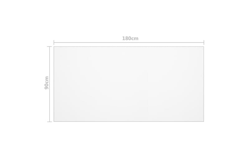 Bordsskydd matt Ã˜ 180x90 cm 2 mm PVC - Transparent - Bordstillbehör
