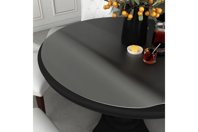 Bordsskydd matt Ã˜ 80 cm 2 mm PVC - Transparent - Möbler - Tillbehör & accessoarer - Bordstillbehör