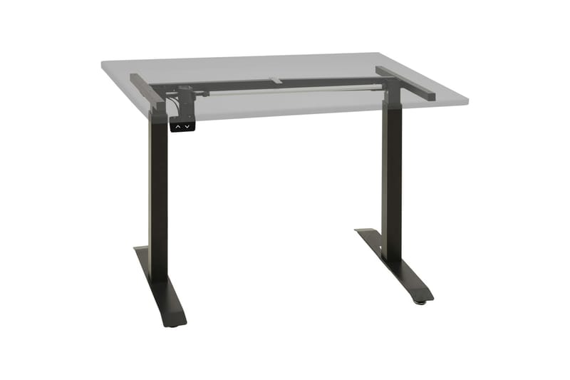 Justerbar skrivbordsram med en motor svart - Svart - Möbler - Tillbehör & accessoarer - Bordstillbehör