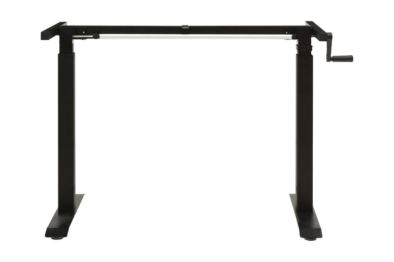 Justerbar skrivbordsram med vev manuell svart - Svart - Möbler - Tillbehör & accessoarer - Bordstillbehör