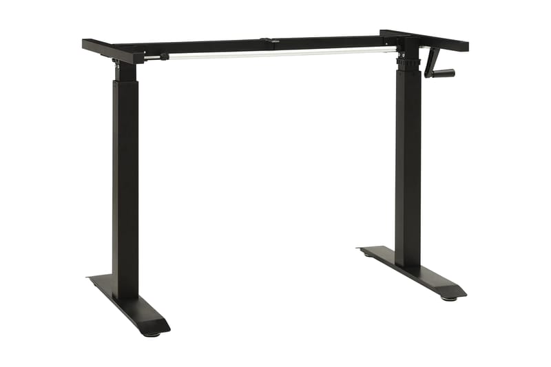 Justerbar skrivbordsram med vev manuell svart - Svart - Möbler - Tillbehör & accessoarer - Bordstillbehör