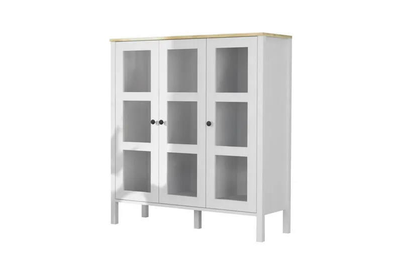 Cadrel Bokhylla 112 cm, Natur/Vit