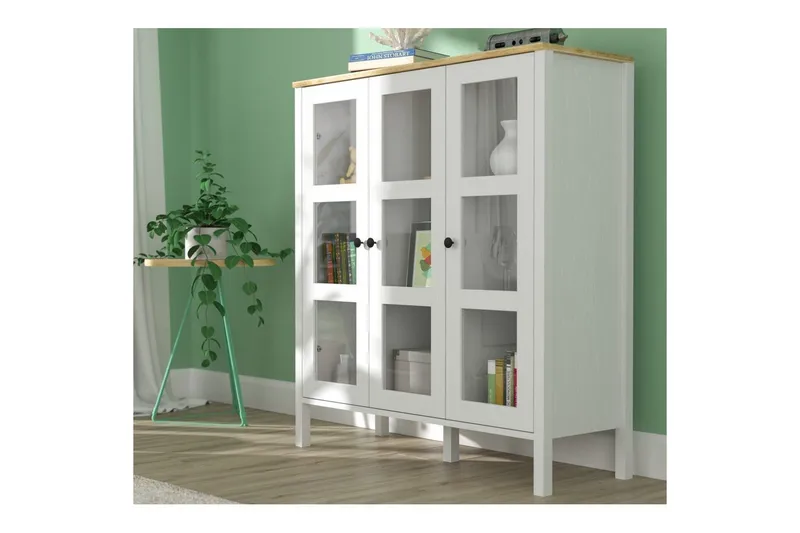 Cadrel Bokhylla 112 cm - Natur/Vit - Förvaring - Hyllor - Bokhylla