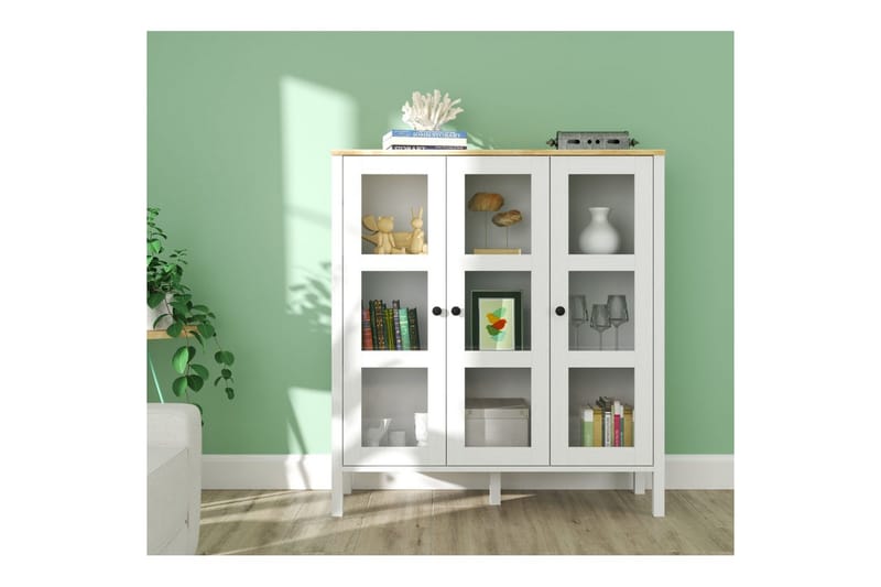 Cadrel Bokhylla 112 cm - Natur/Vit - Förvaring - Hyllor - Bokhylla