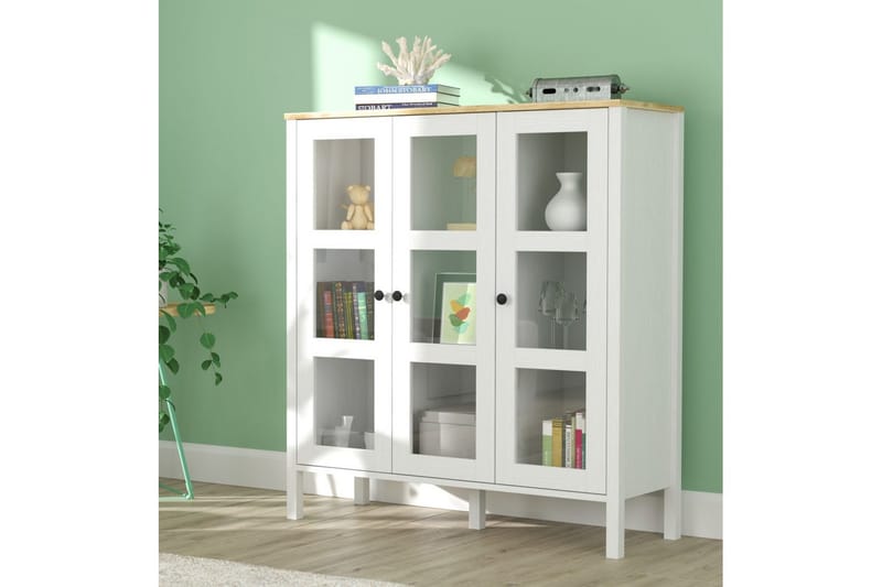 Cadrel Bokhylla 112 cm - Natur/Vit - Förvaring - Hyllor - Bokhylla