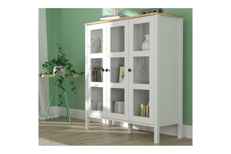 Cadrel Bokhylla 112 cm - Natur/Vit - Förvaring - Hyllor - Bokhylla