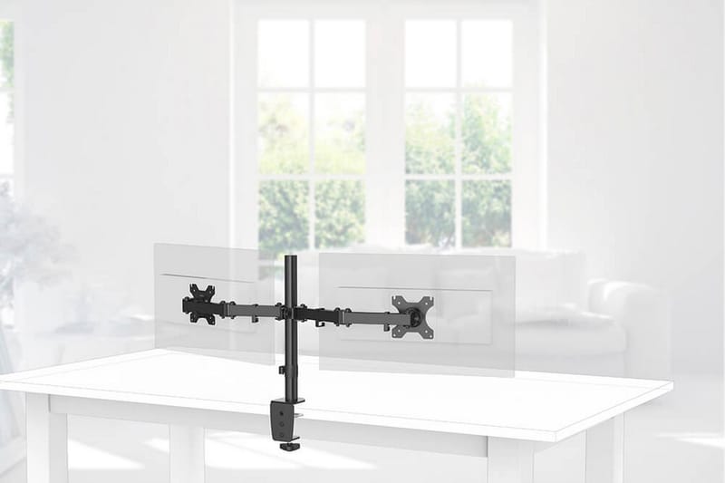 HAMA Monitorfäste För Två Bildskärmar 13- 32 - Möbler - Tillbehör & accessoarer - Bordstillbehör
