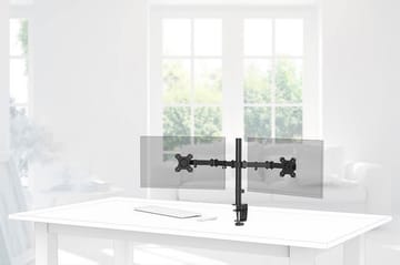 HAMA Monitorfäste För Två Bildskärmar 13- 32 - Möbler - Tillbehör & accessoarer - Bordstillbehör