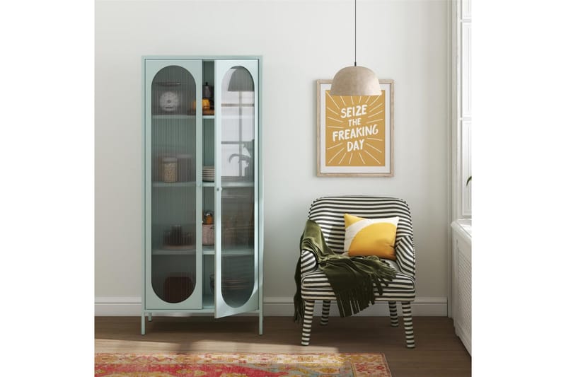 Högskåp Luna Himmelsblå - Himmelsblå - Möbler - Tillbehör & accessoarer - Bordstillbehör