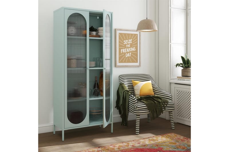 Högskåp Luna Himmelsblå - Himmelsblå - Möbler - Tillbehör & accessoarer - Bordstillbehör