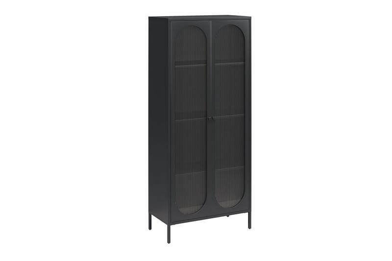 Högskåp Luna Svart - Svart - Möbler - Tillbehör & accessoarer - Bordstillbehör