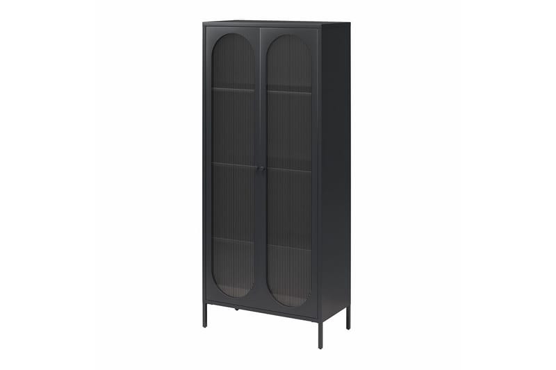 Högskåp Luna Svart - Svart - Möbler - Tillbehör & accessoarer - Bordstillbehör