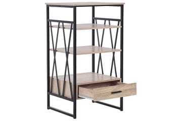 Keene Bokhylla 56 cm i Ek - Ljusbrun - Förvaring - Hyllor - Bokhylla