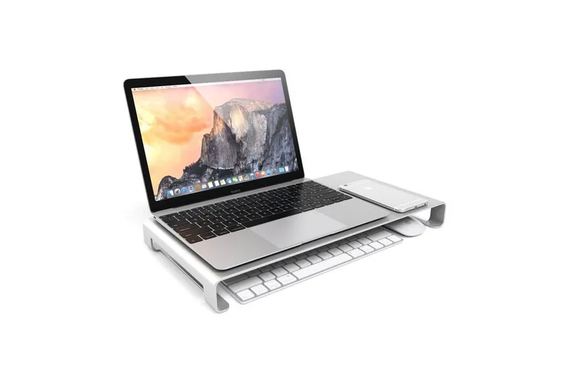 Monitorställ Desire2 Riser Universal Silver - Silver - Möbler - Tillbehör & accessoarer - Bordstillbehör