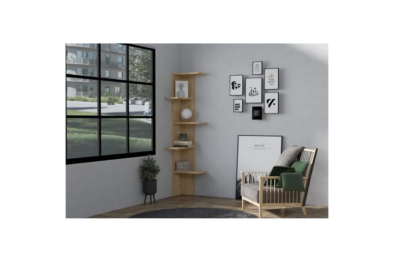 Ruigoord Bokhylla 40 cm - Ek - Förvaring - Hyllor - Bokhylla