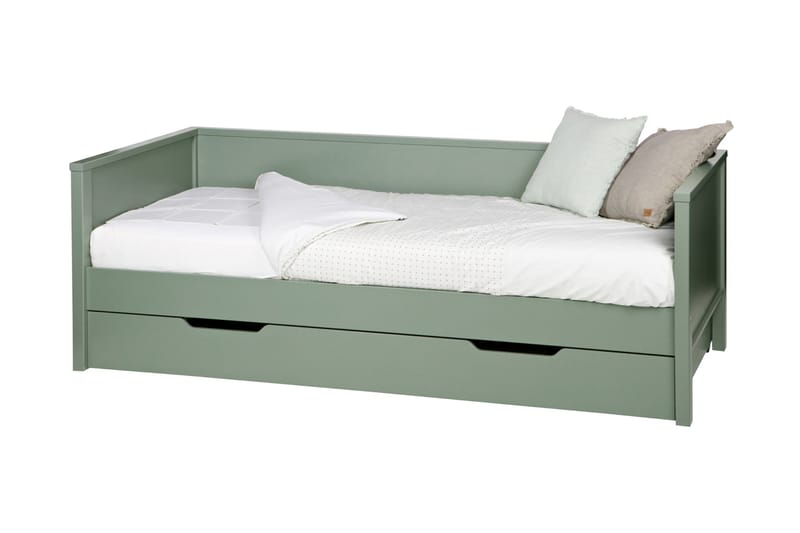 ALFWIN Sänglåda 94x198 Grönn Tall - Grön - Möbler - Tillbehör & accessoarer - Sängtillbehör