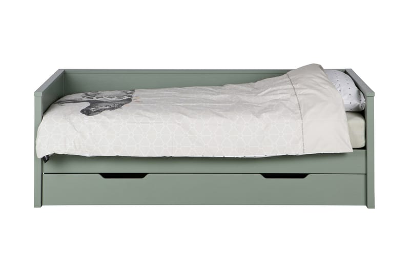 ALFWIN Sänglåda 94x198 Grönn Tall - Grön - Möbler - Tillbehör & accessoarer - Sängtillbehör