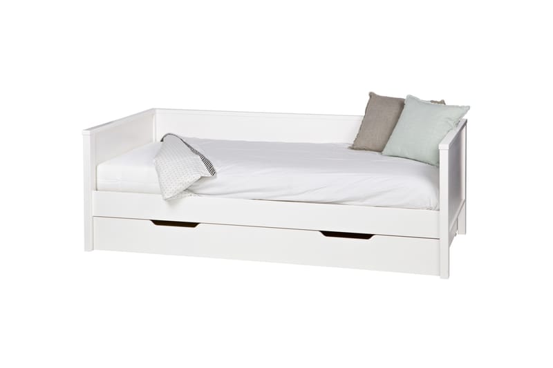 ALFWIN Sänglåda 94x198 Vit Tall - Vit - Möbler - Tillbehör & accessoarer - Sängtillbehör