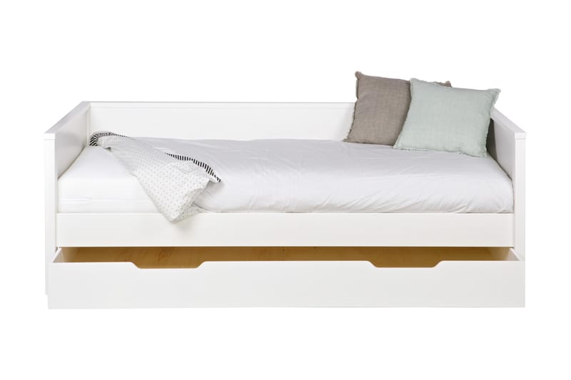 ALFWIN Sänglåda 94x198 Vit Tall - Vit - Möbler - Tillbehör & accessoarer - Sängtillbehör