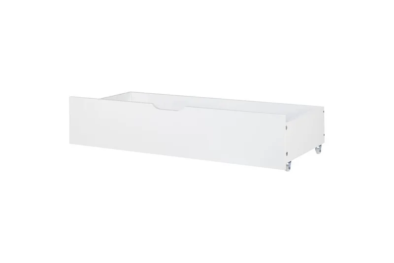 Förvaringslådor för säng Olendon set om 2 Vit - Vit - Möbler - Tillbehör & accessoarer - Sängtillbehör - Ribbottnar