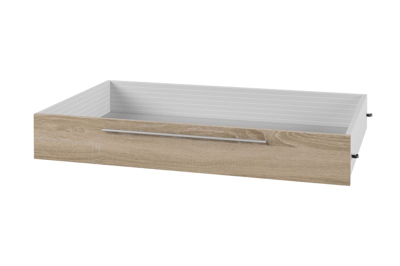 OAKDALE Sänglåda 69x116 cm Natur/Vit - Möbler - Tillbehör & accessoarer - Sängtillbehör