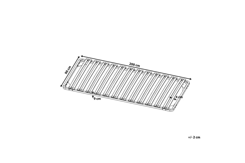 Basic Ribbotten 90 200 cm - Svart - Möbler - Tillbehör & accessoarer - Sängtillbehör - Ribbottnar