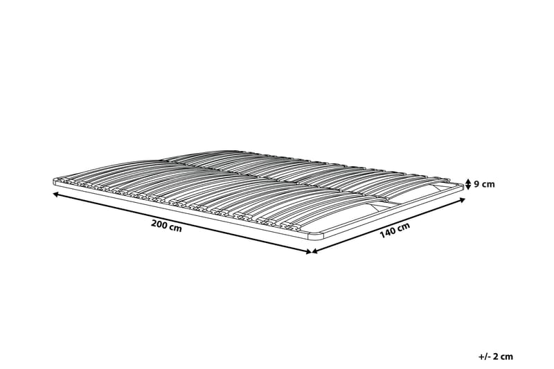 Beronic Ribbotten 140x200 cm - Svart - Möbler - Tillbehör & accessoarer - Sängtillbehör - Ribbottnar