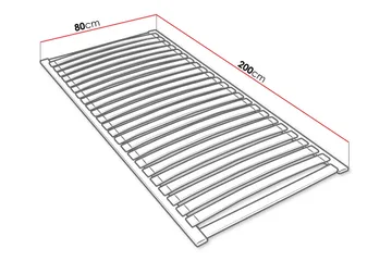 Easypack Ribbebunn 80x200 cm - Trä/Natur - Möbler - Tillbehör & accessoarer - Sängtillbehör - Ribbottnar