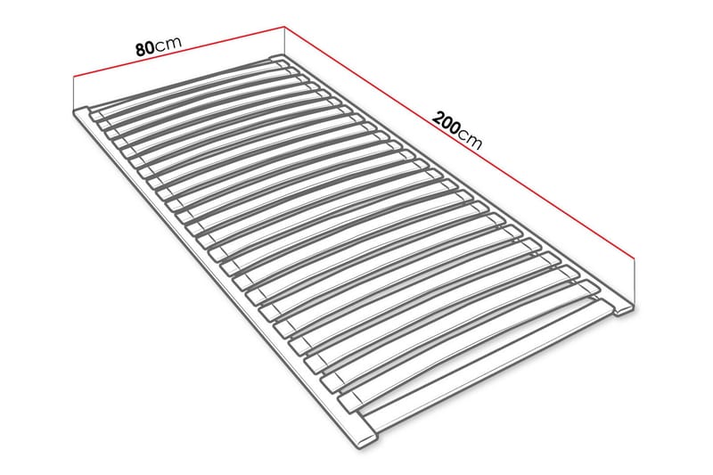 Easypack Ribbebunn 80x200 cm - Trä/Natur - Möbler - Tillbehör & accessoarer - Sängtillbehör - Ribbottnar