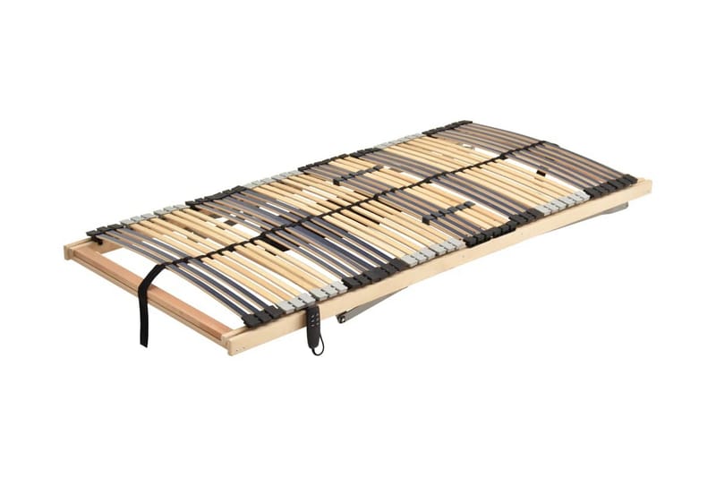 Elektrisk ribbotten med 28 ribbor 7 zoner 90x200 cm - Grå - Möbler - Tillbehör & accessoarer - Sängtillbehör - Ribbottnar